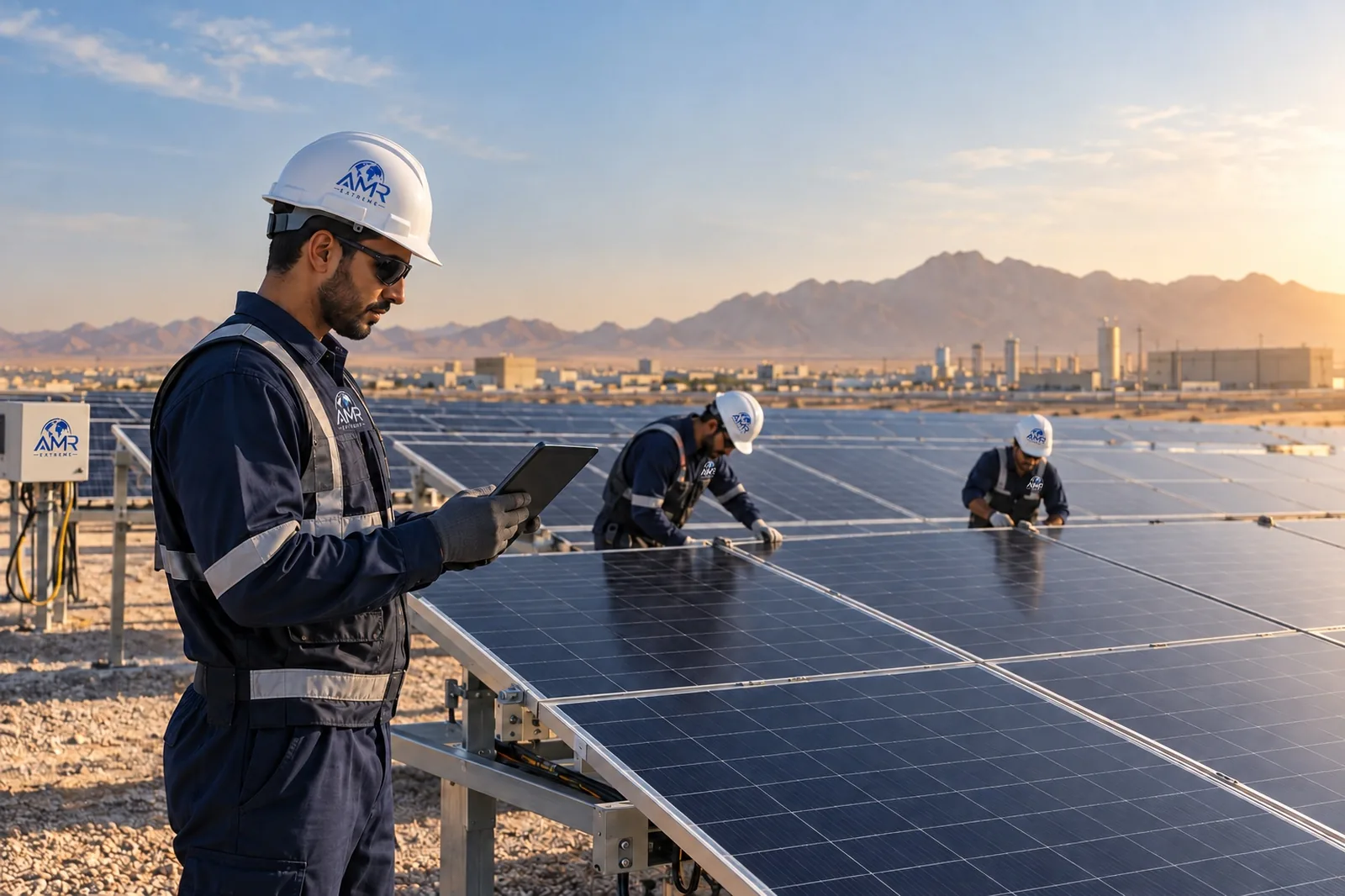 Solar installation services — photovoltaic array inspection and maintenance